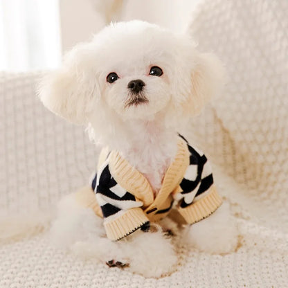 Dog Striped Sweater