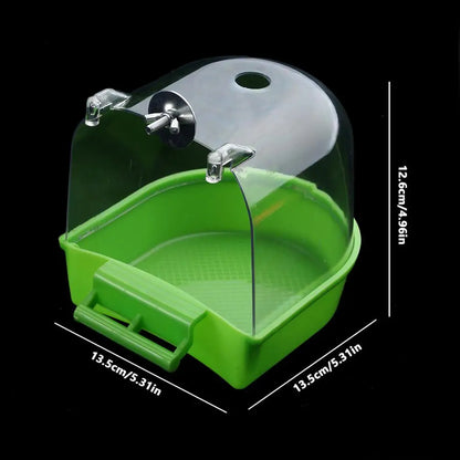 Bird Hanging Plastic Bath 6