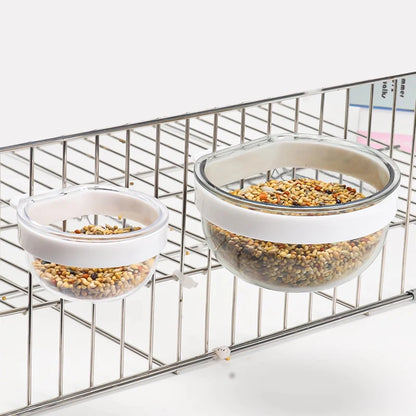 Bird Plastic Feeding Bowl