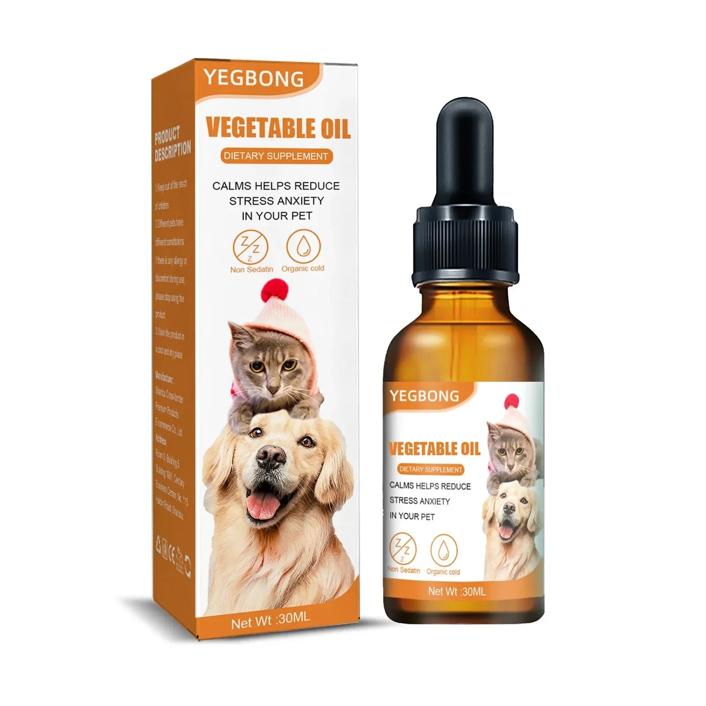 Pet Organic Calming Drops