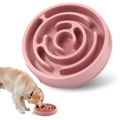 Fun Non-Slip Dog Slow Feeder Bowl