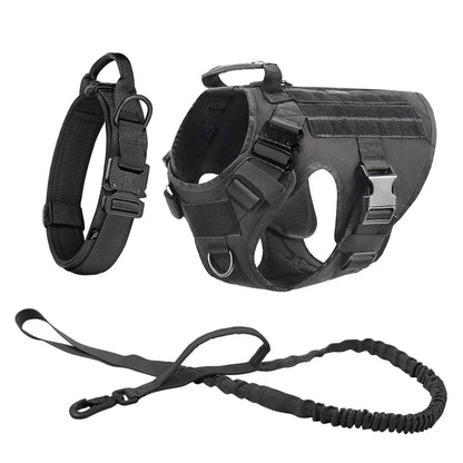 Military Tactical Dog Harness Set 4