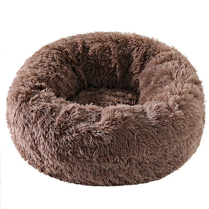 Round Plush Bed