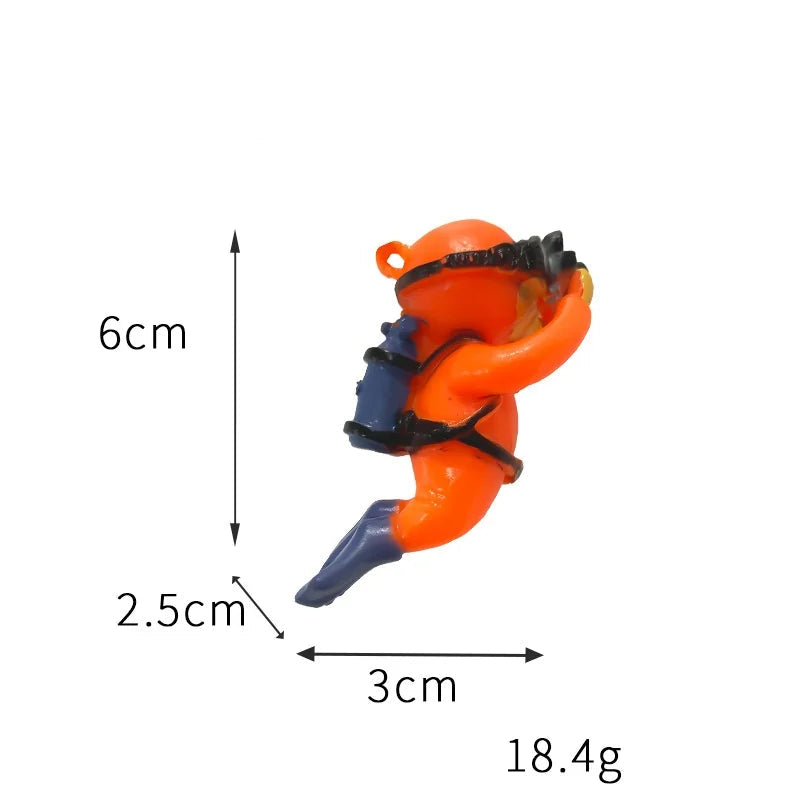 Divers Aquarium Figures