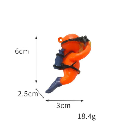 Divers Aquarium Figures