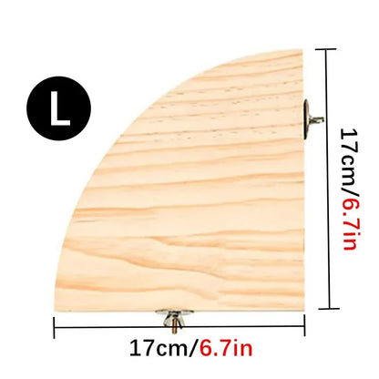 Bird Wooden Perch Stand