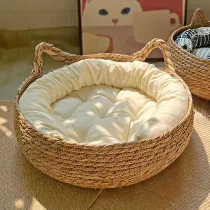 Woven Cat Bed Nest