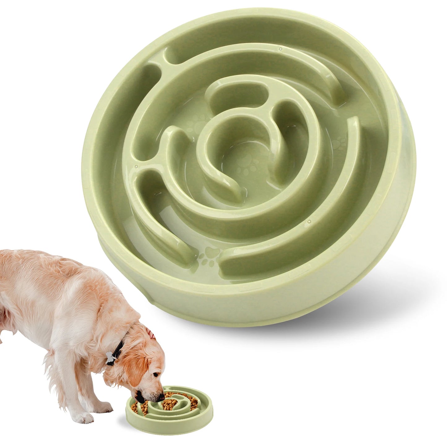 Fun Non-Slip Dog Slow Feeder Bowl