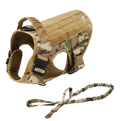 Military Tactical Dog Harness Set 4