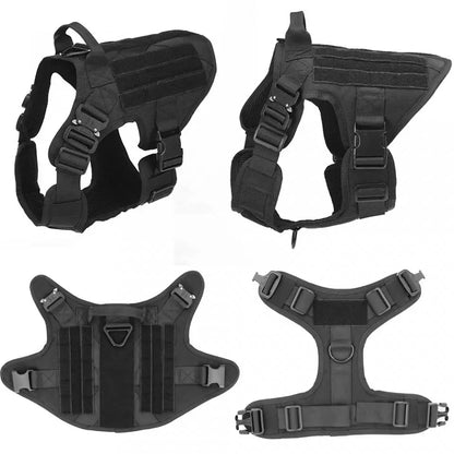 Military Tactical Dog Harness Set 4