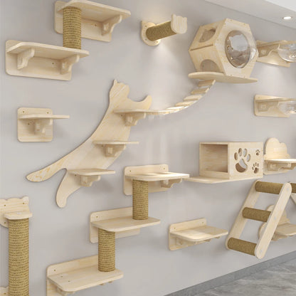 Cat Wall Hammock & Scratching Post