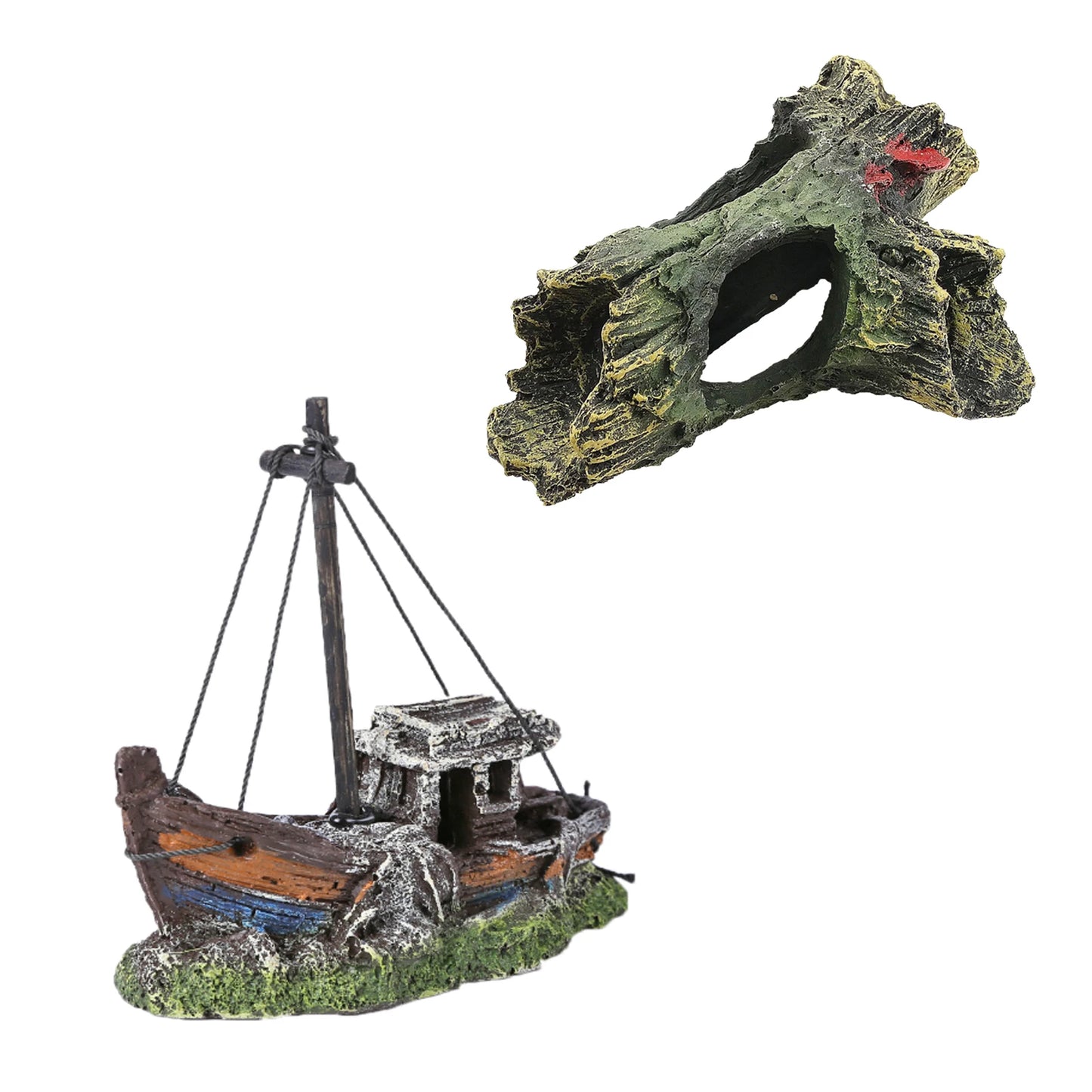 Aquarium Hollow Log Cave