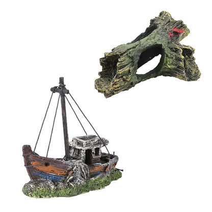 Aquarium Hollow Log Cave