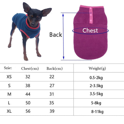 Small Dog Fleece Jacket