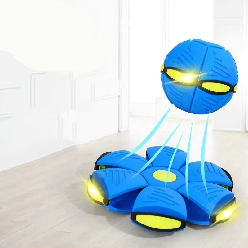 Flying Elastic Bouncing Ball