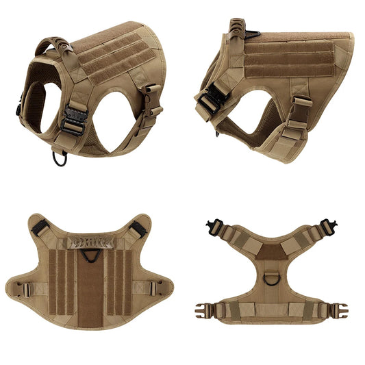 Military Tactical Dog Harness Set 3
