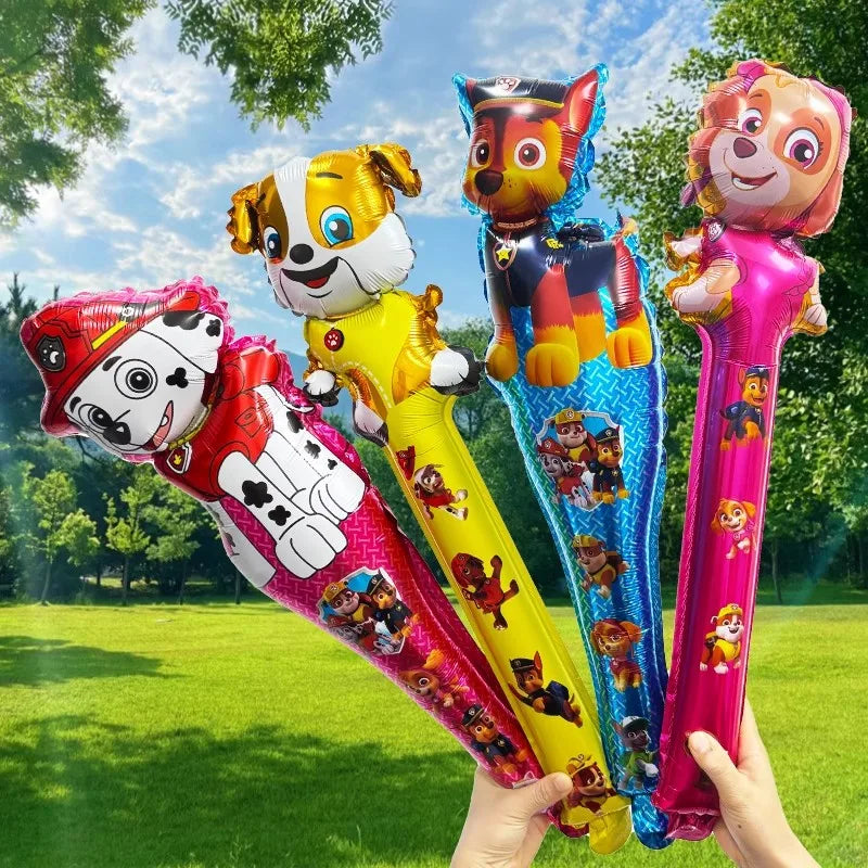 Paw Patrol Stick Foil Balloons