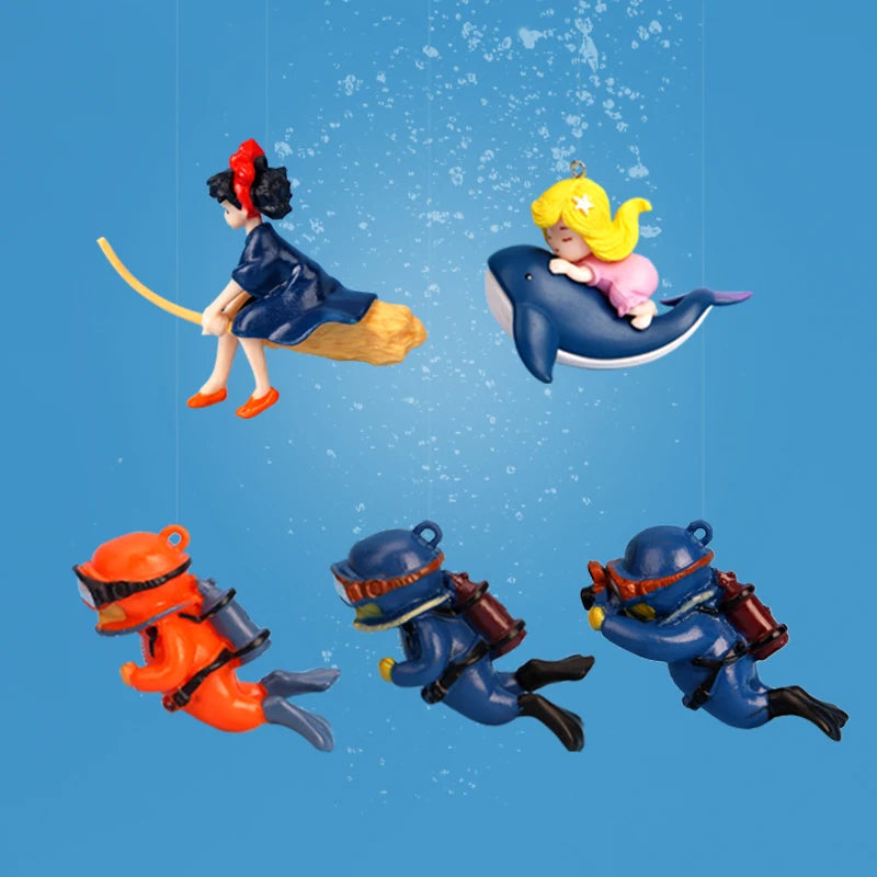 Divers Aquarium Figures 1