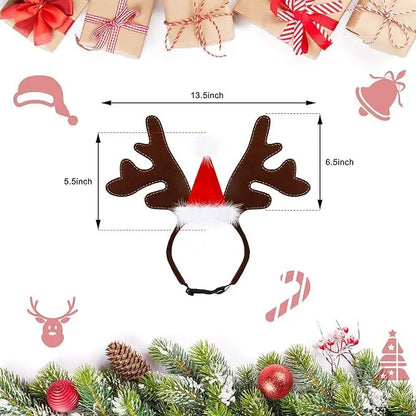 Christmas Pet Antler Headband