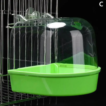 Bird Hanging Plastic Bath 8