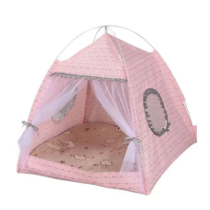 Cat Flower Tent Cave