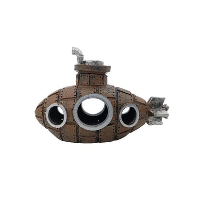 Resin Submarine Aquarium Cave