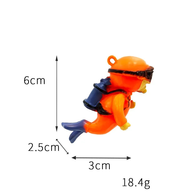 Divers Aquarium Figures