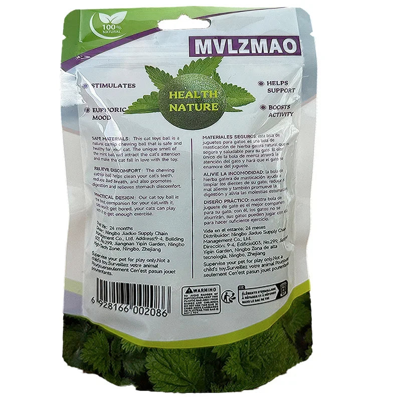 Mint  Edible Catnip Ball