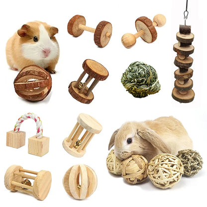 Wooden Roller Chew Toy