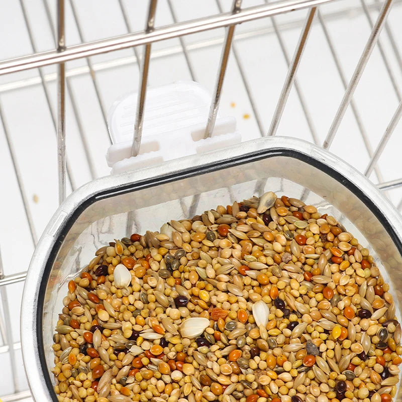 Bird Plastic Feeding Bowl