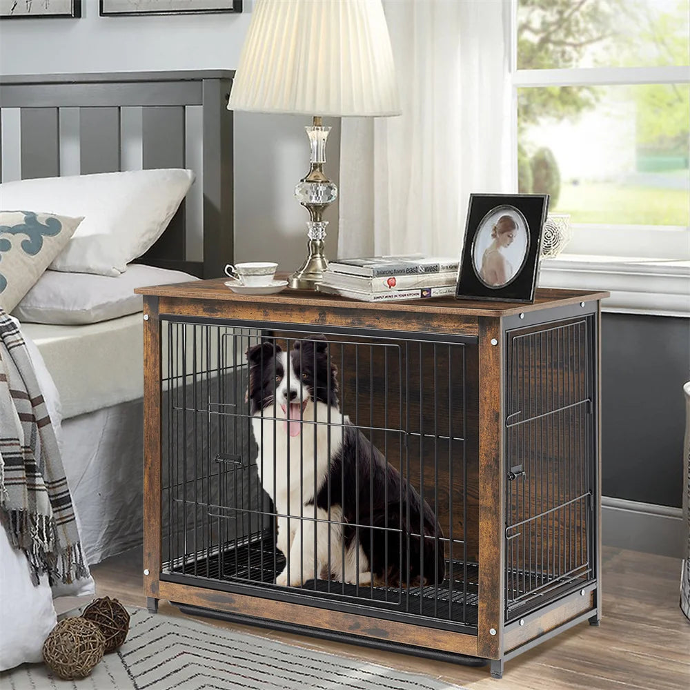 Furniture-Style Wooden Dog House