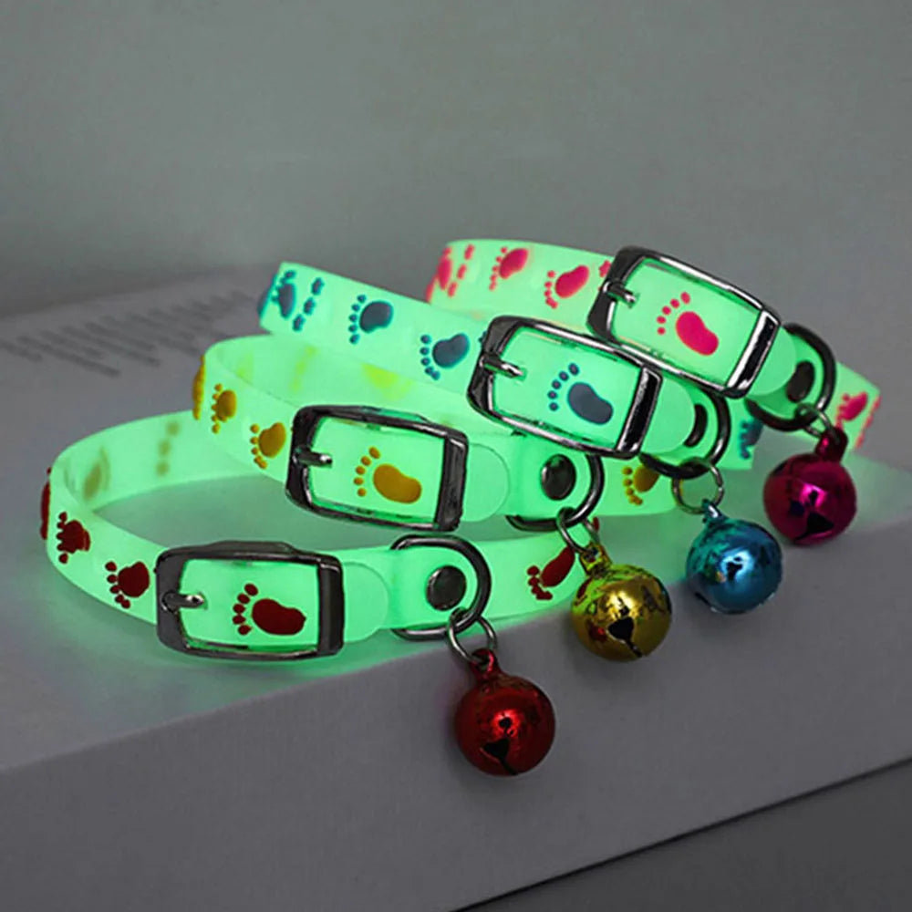 Cat Glowing Bell Collar