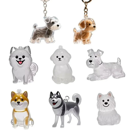 Dog Hair Storage Pendant Keychain 1